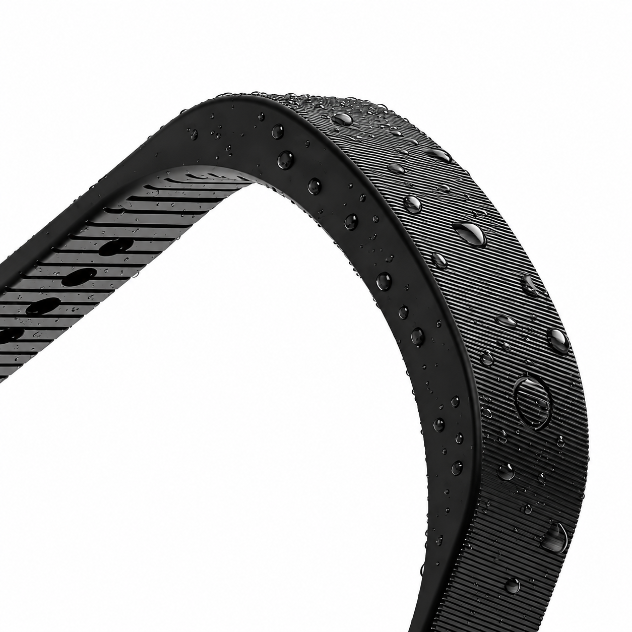 Water droplets on the Zelo Wake band